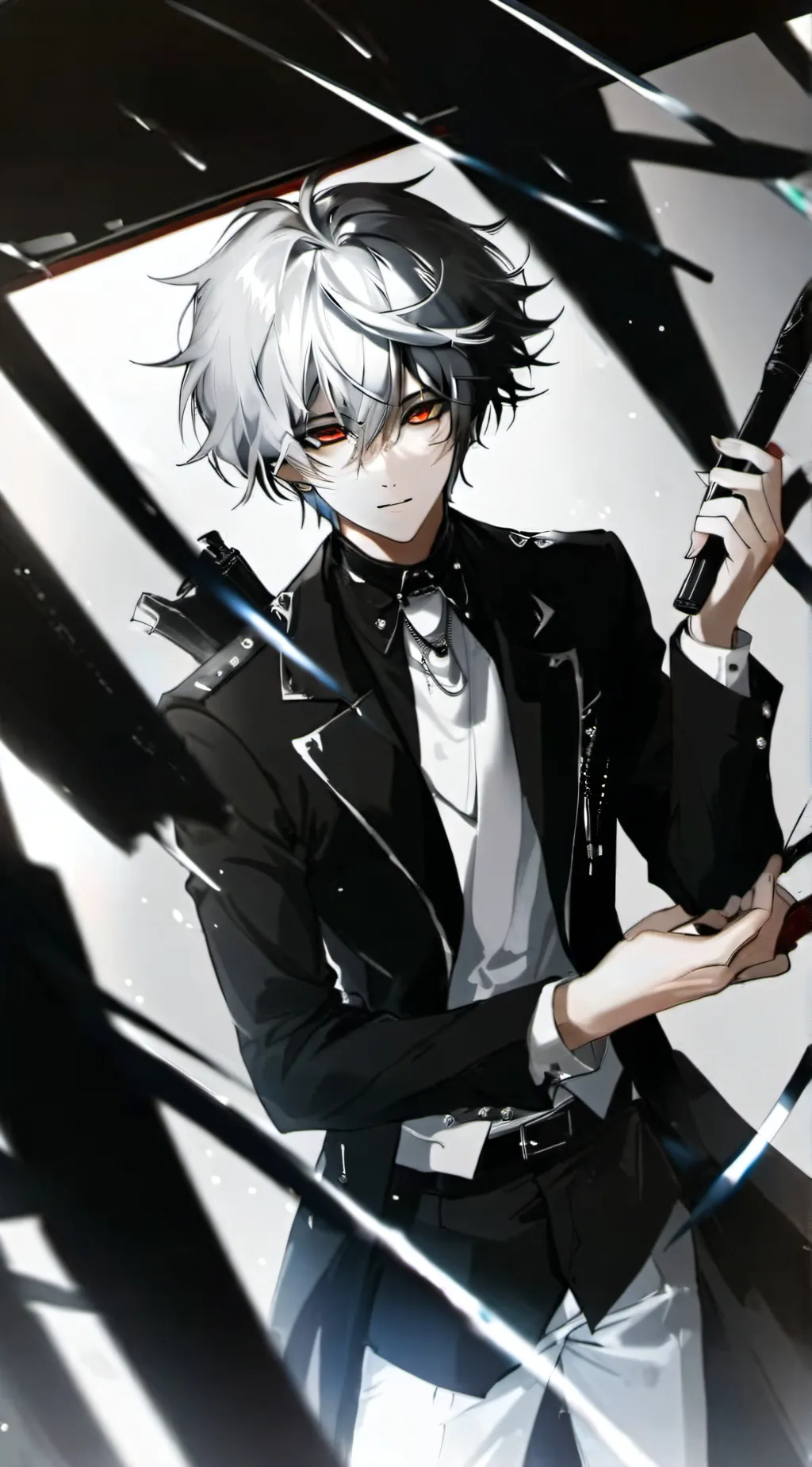 ai character: 白狼 background