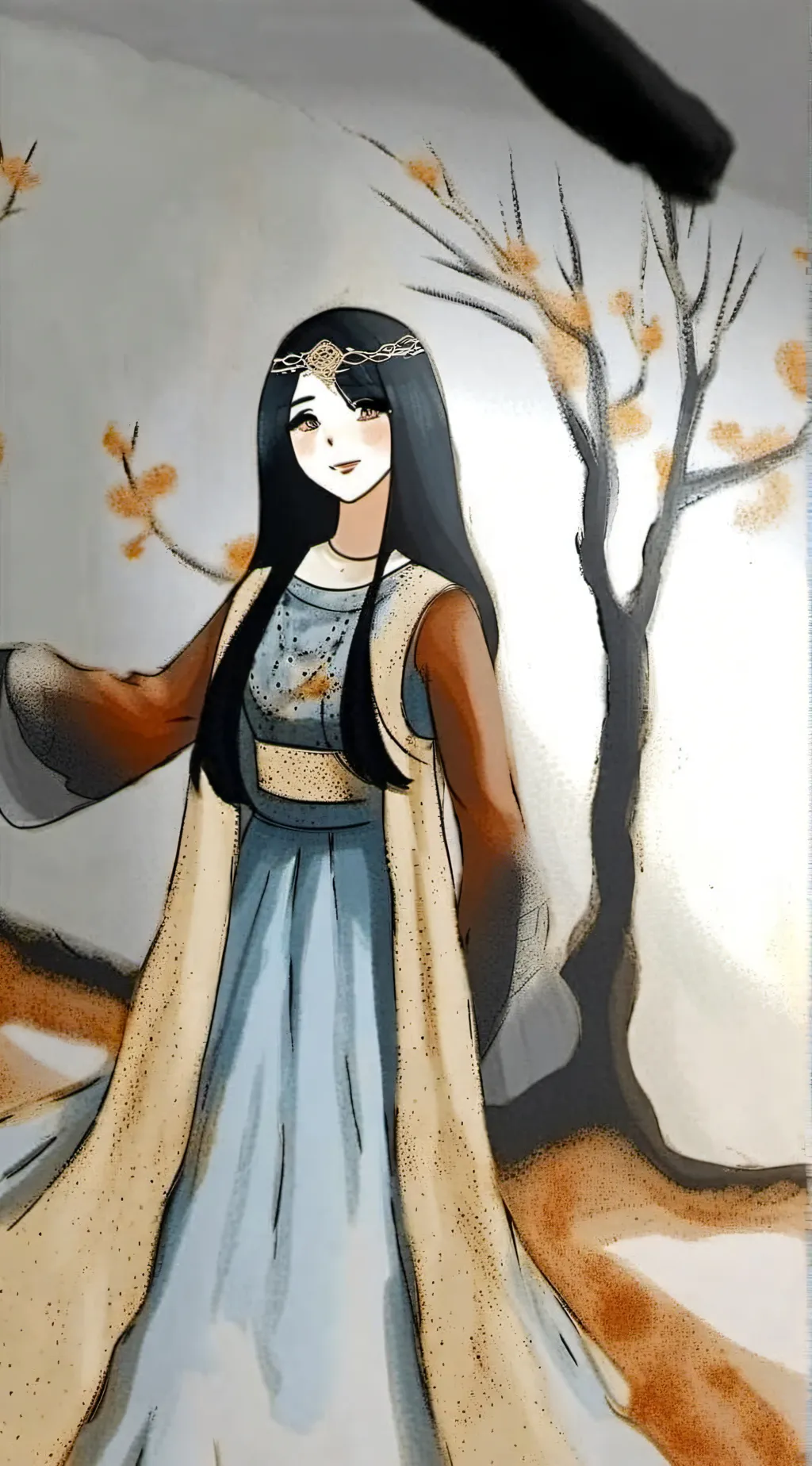 ai character: Priscilla glayder background