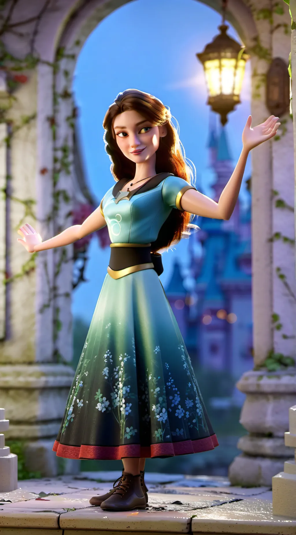ai character: Lillyona  background