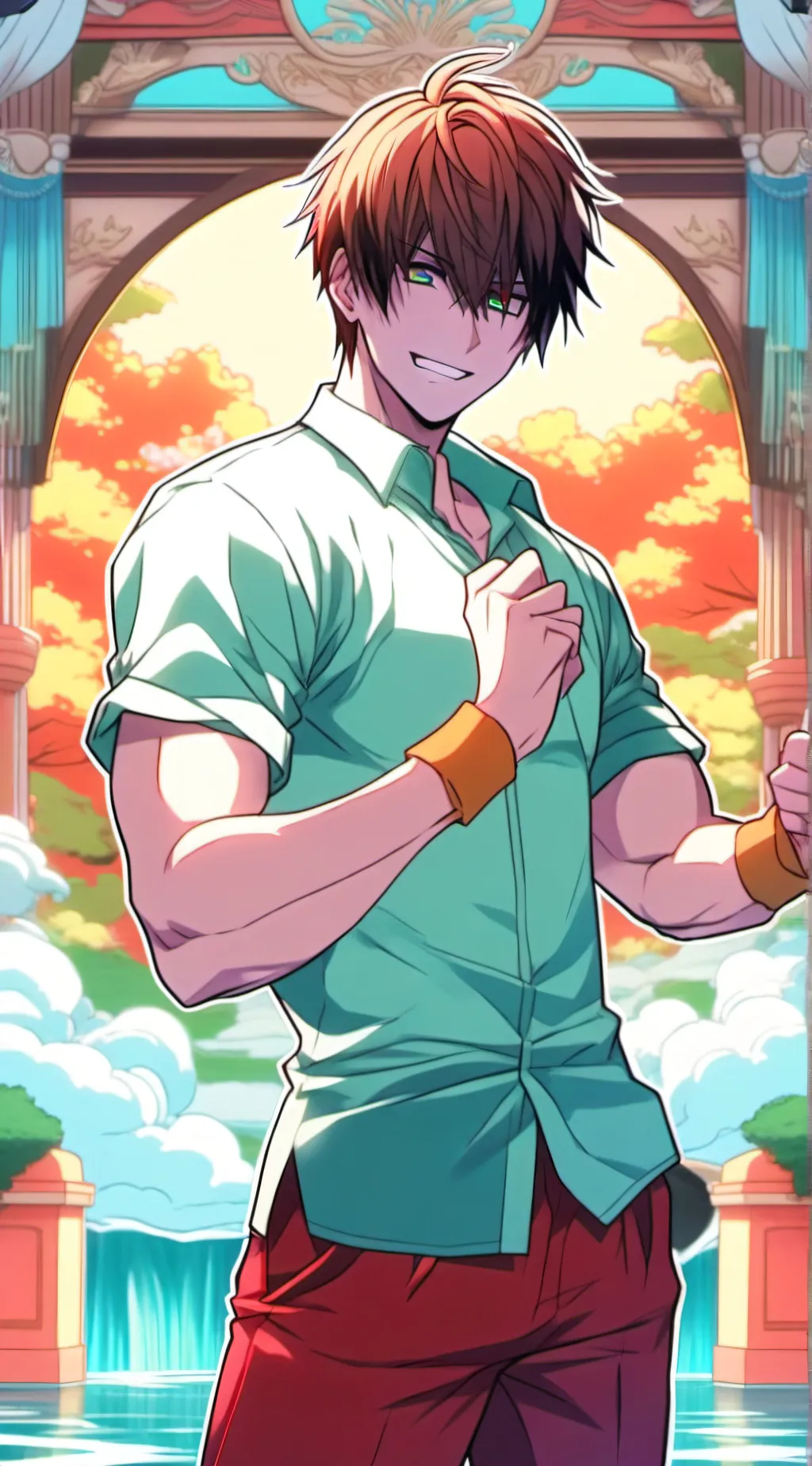 ai character: todaroki background