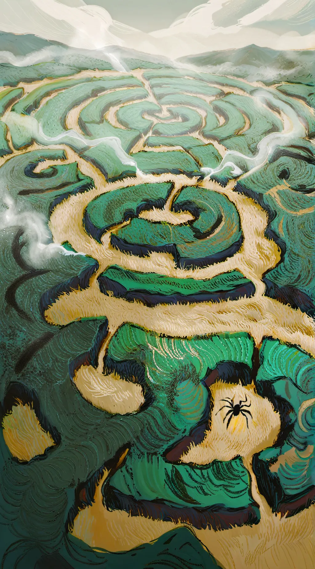 ai character: Maze of Monsters background
