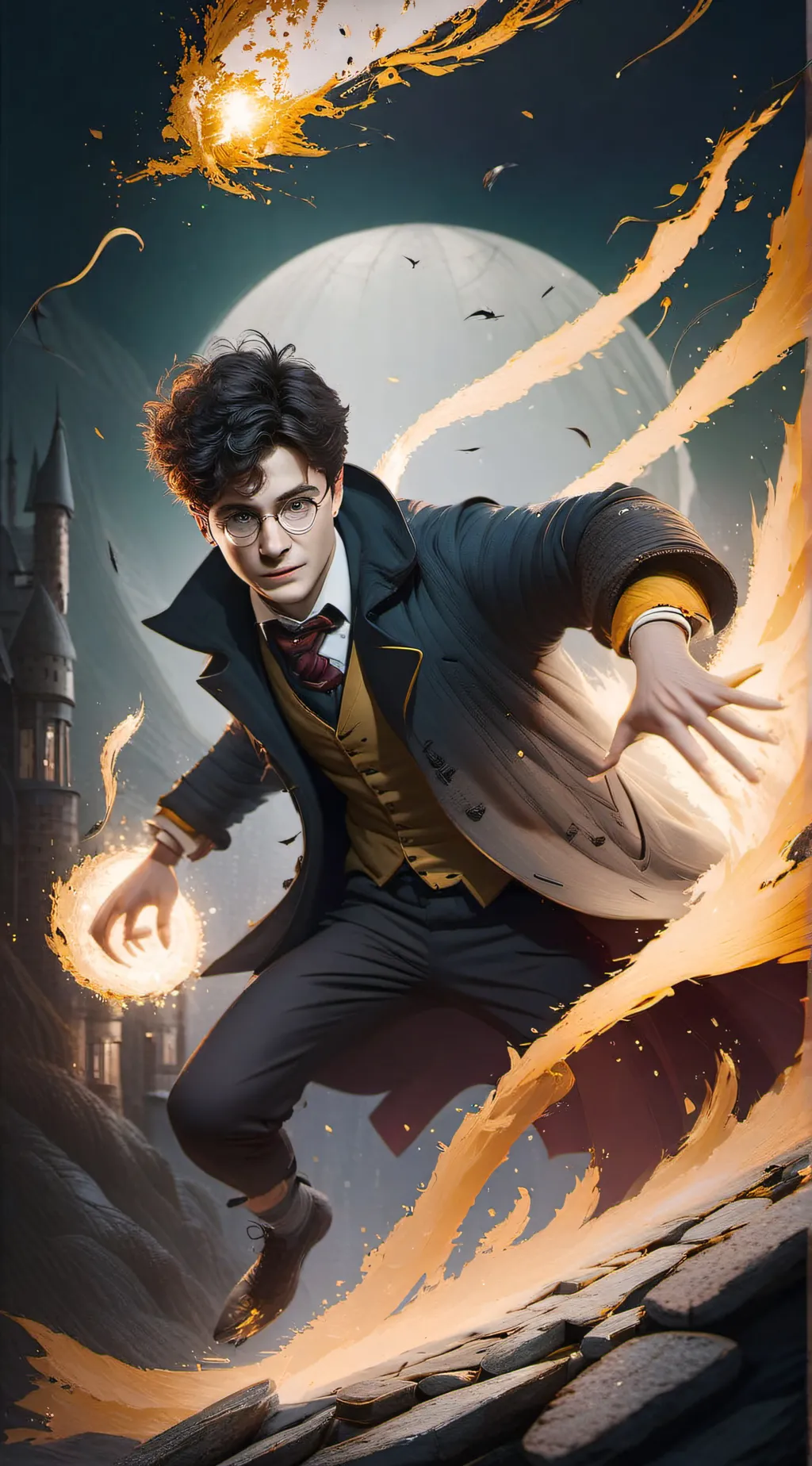 ai character: Harry James Potter background