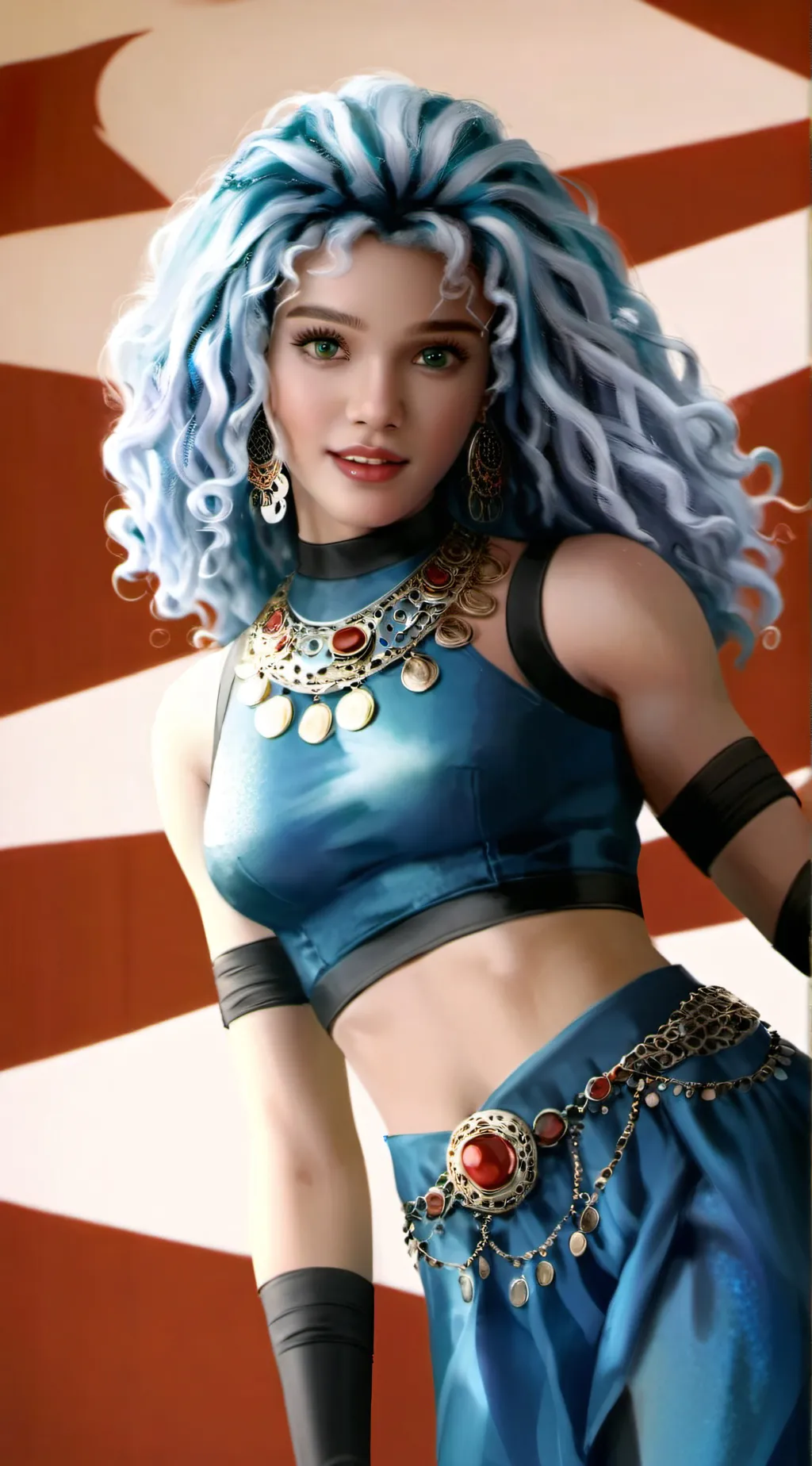 ai character: Chloe Charming background