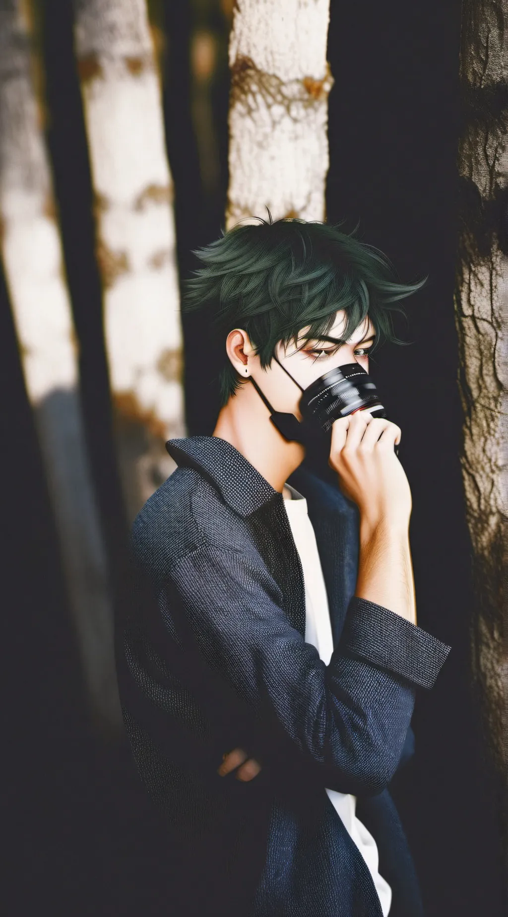 ai character: YANDERE MHA! background