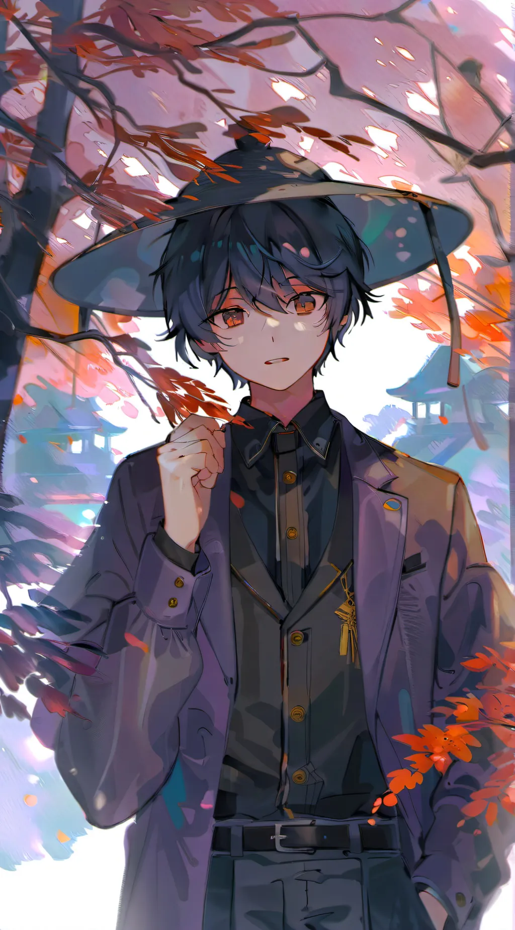 ai character: Genshin concert  background