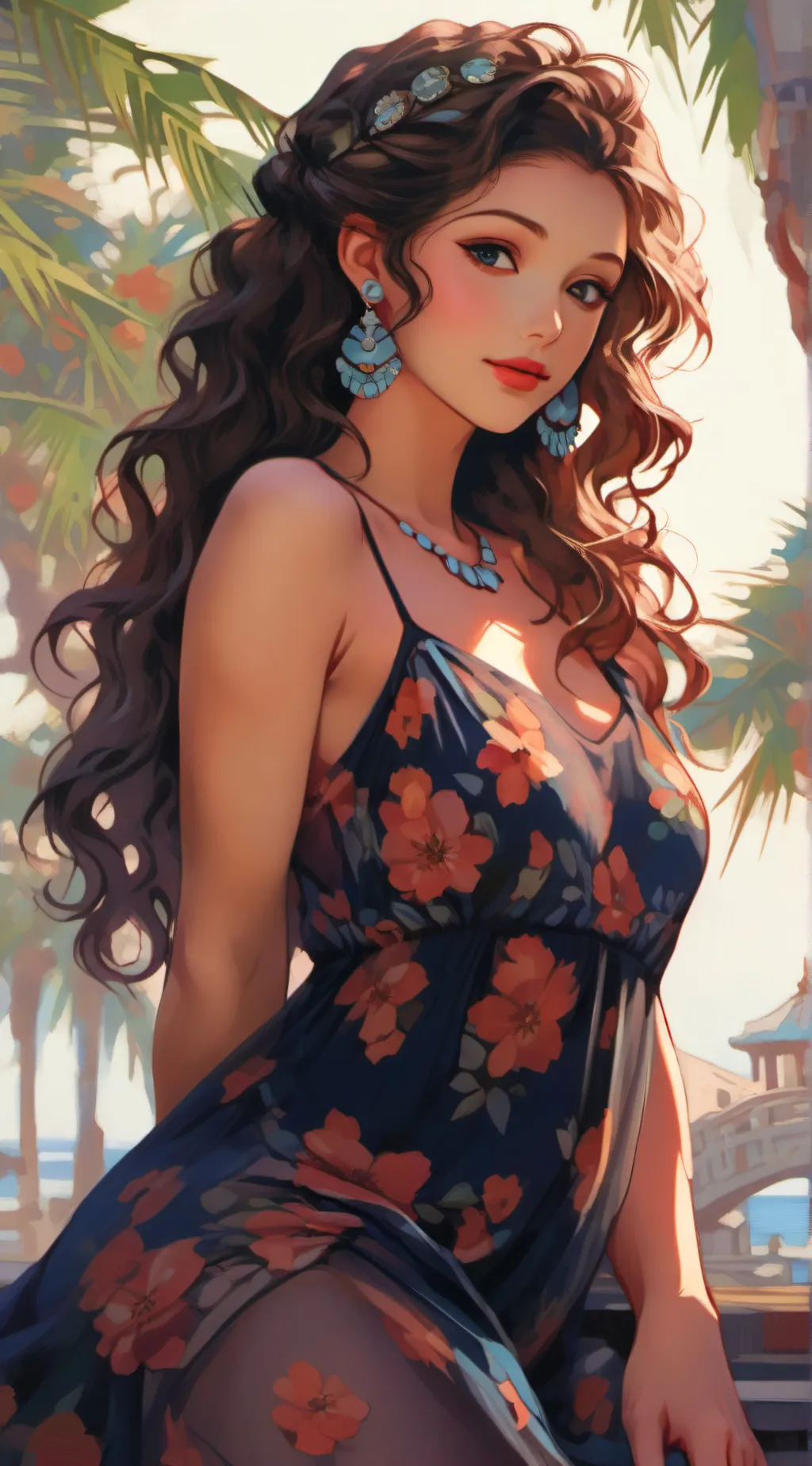 ai character: Conchita background