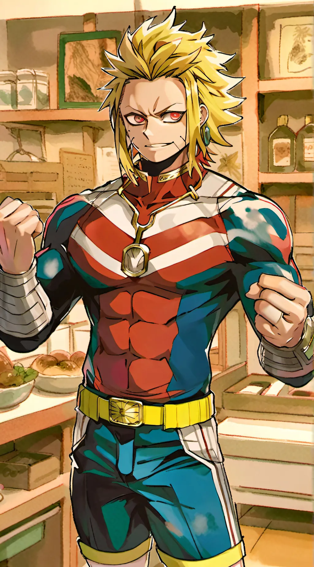 ai character: pro heroes background