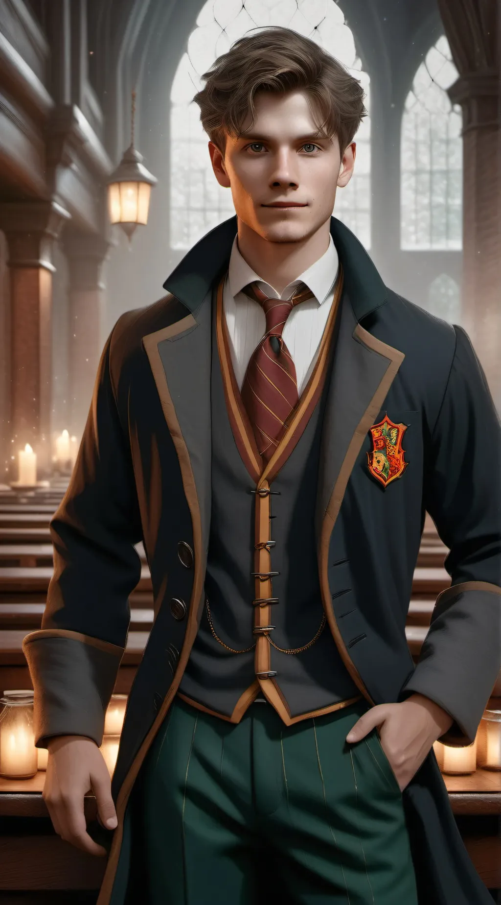 ai character: Mattheo Riddle background