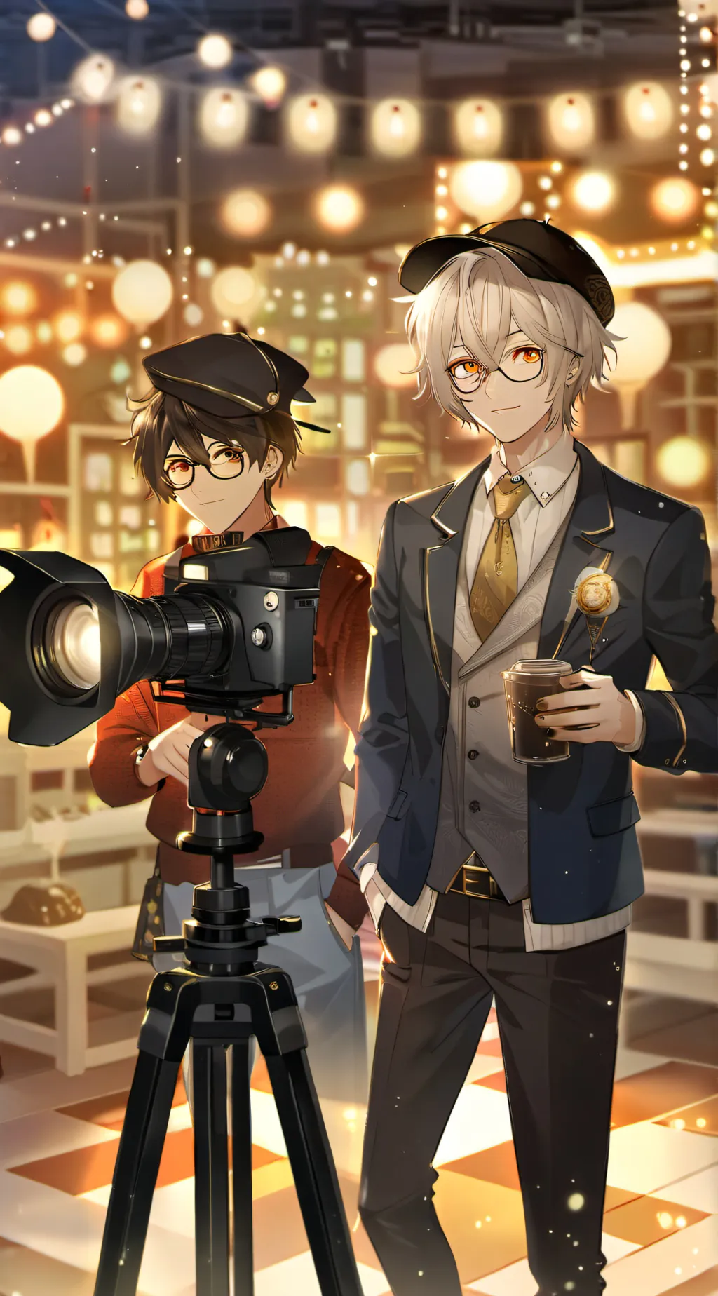 ai character: monkey group background