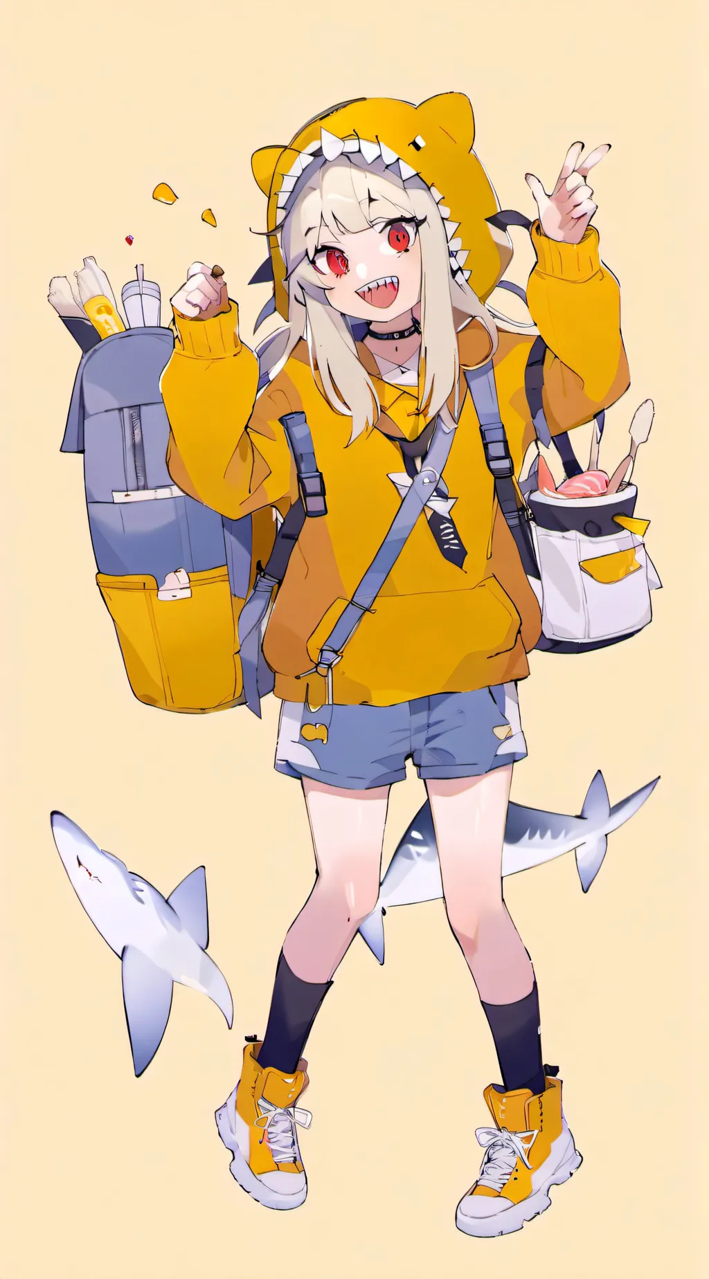 ai character: clementine!! background