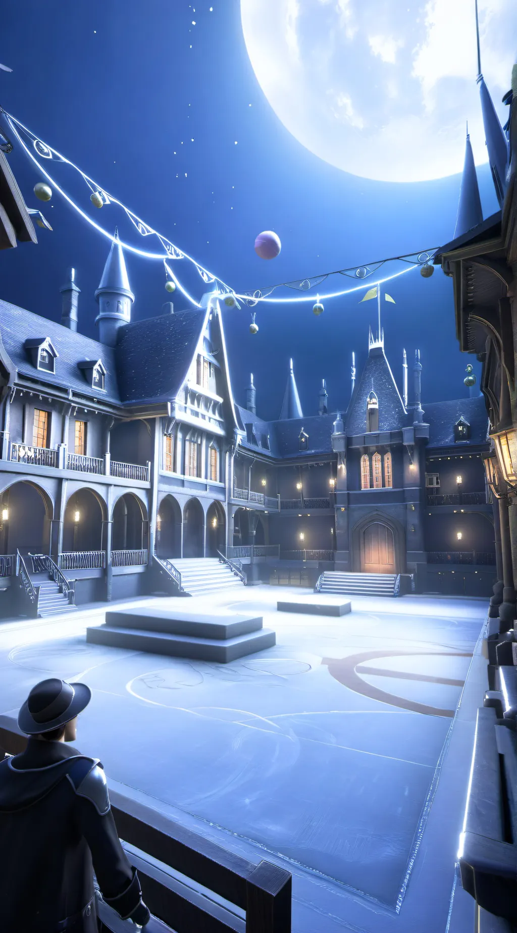 ai character: Quidditch Match background