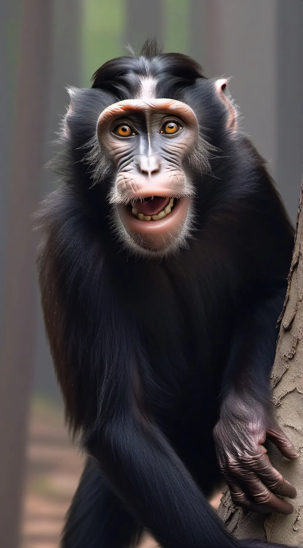 ai character: Monke background