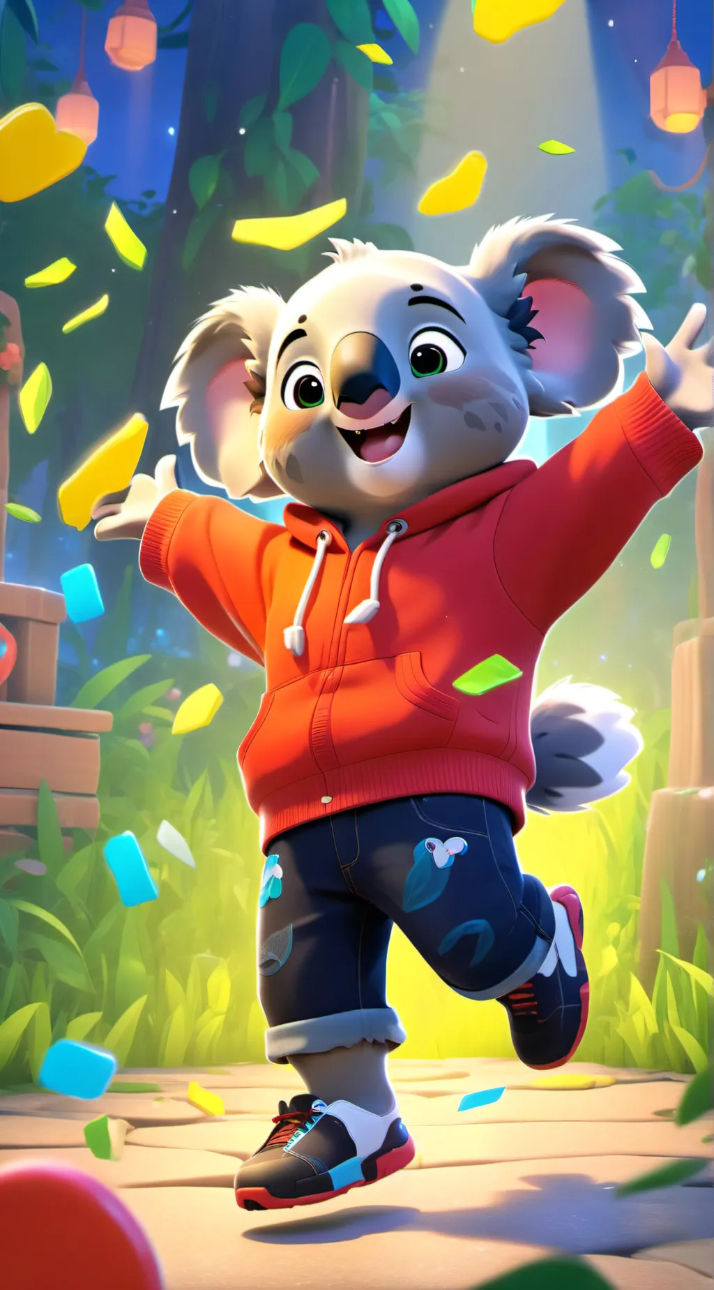 ai character: Kobe Koala background