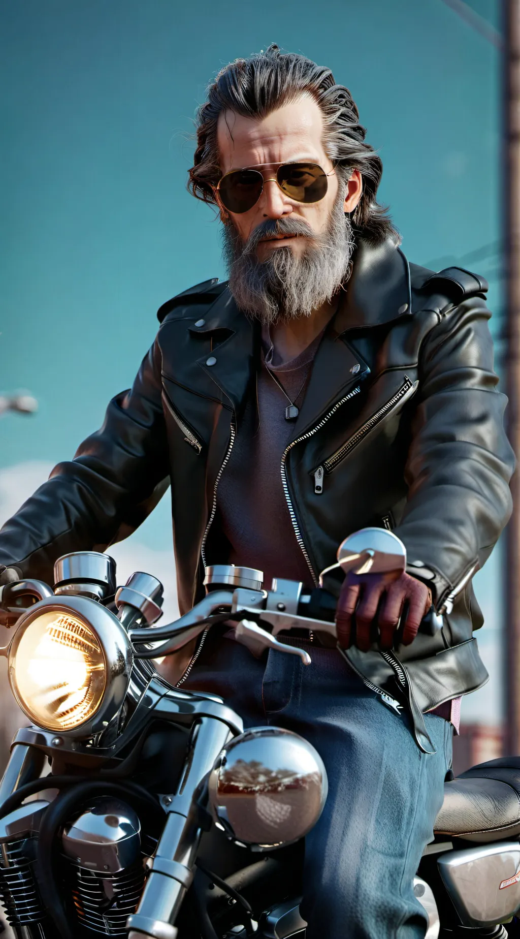 ai character: Grandpa  background