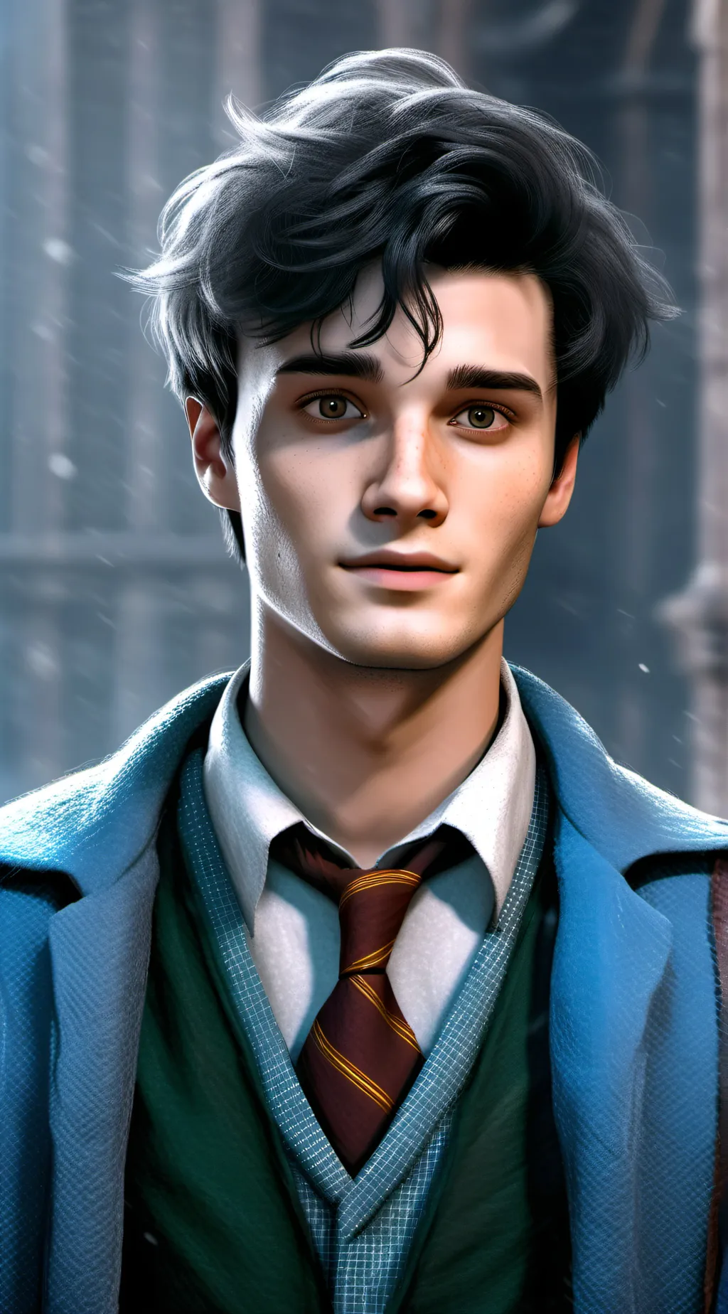 ai character: Mattheo riddle  background