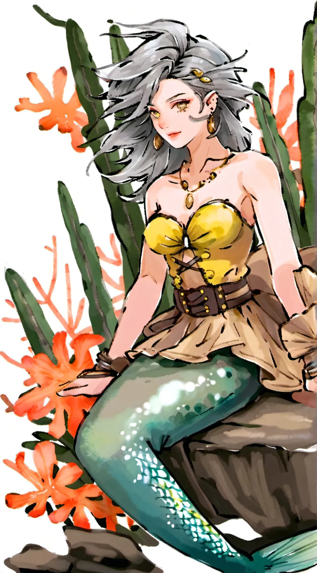 ai character: lumin  background