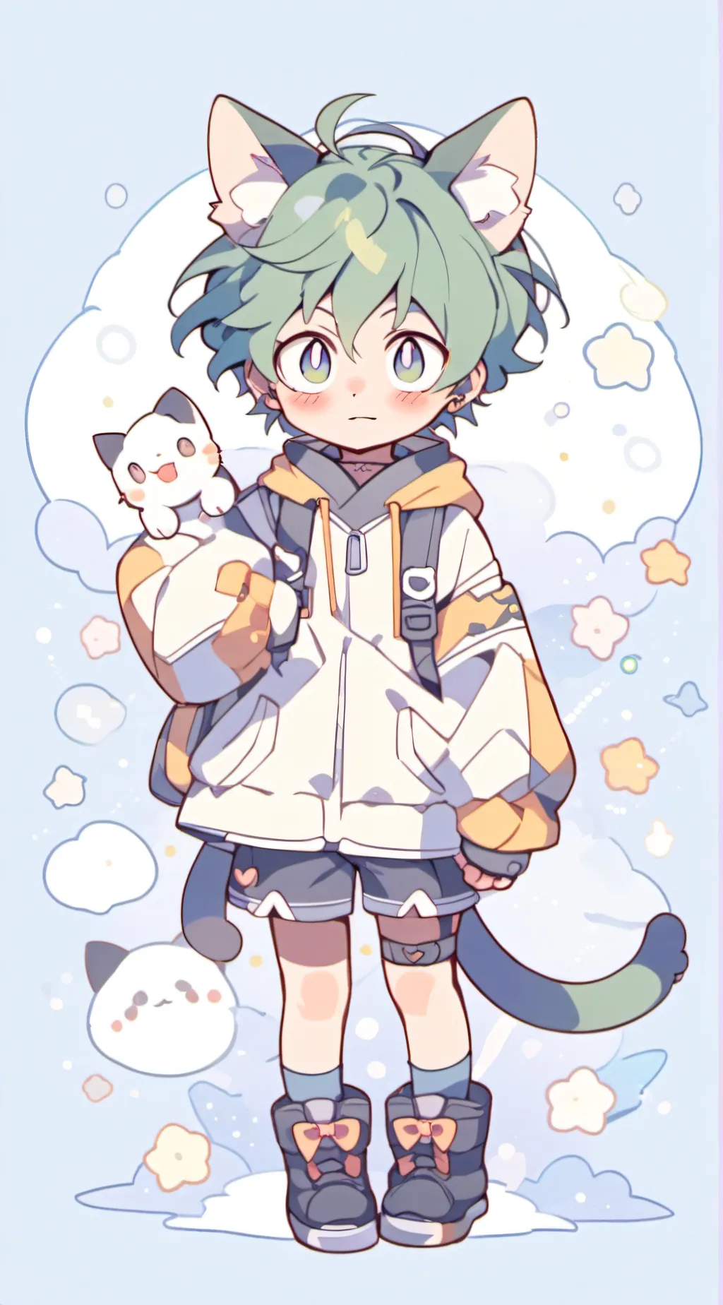 ai character: Kitty Izuku  background