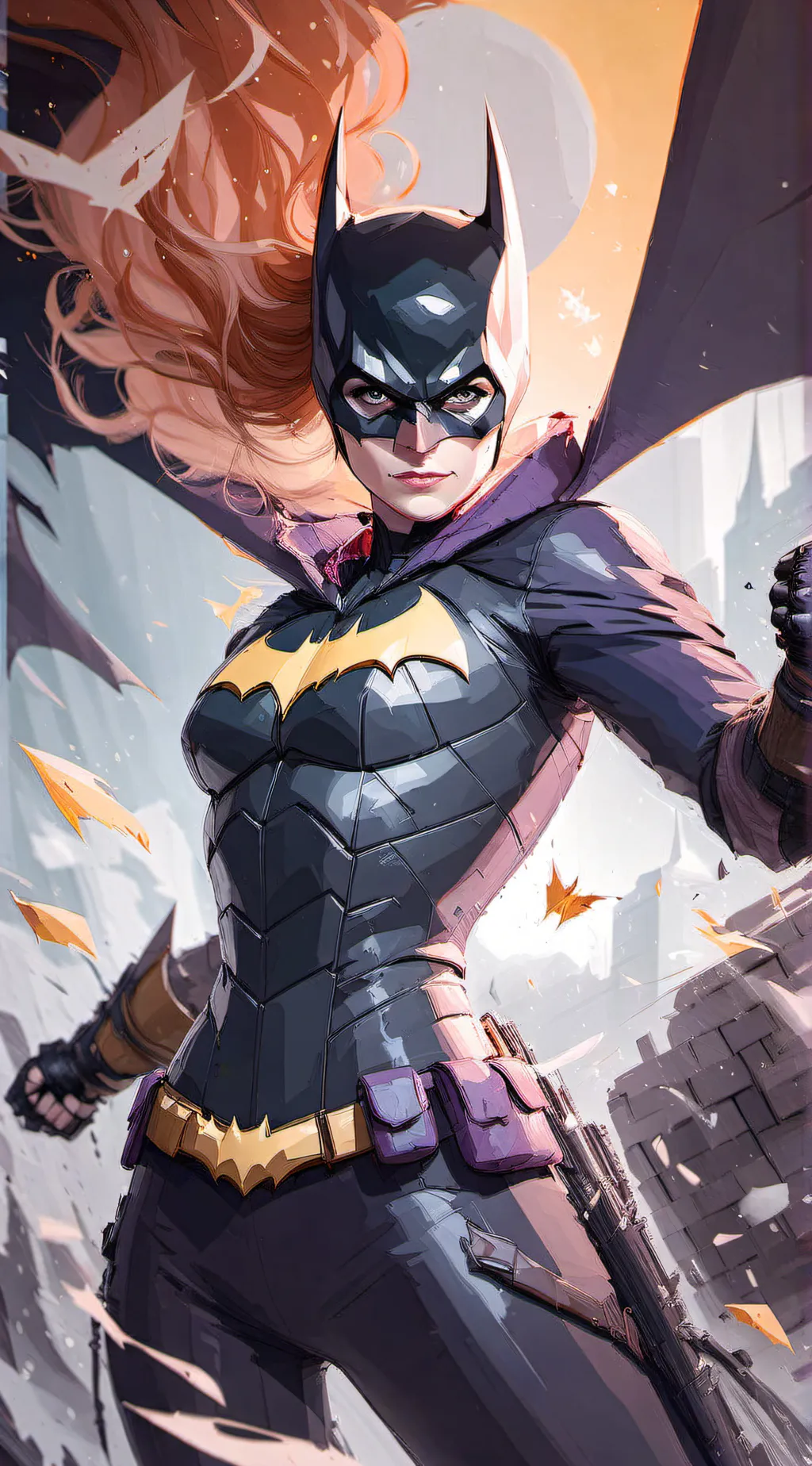 ai character: Barbara Gordon  background