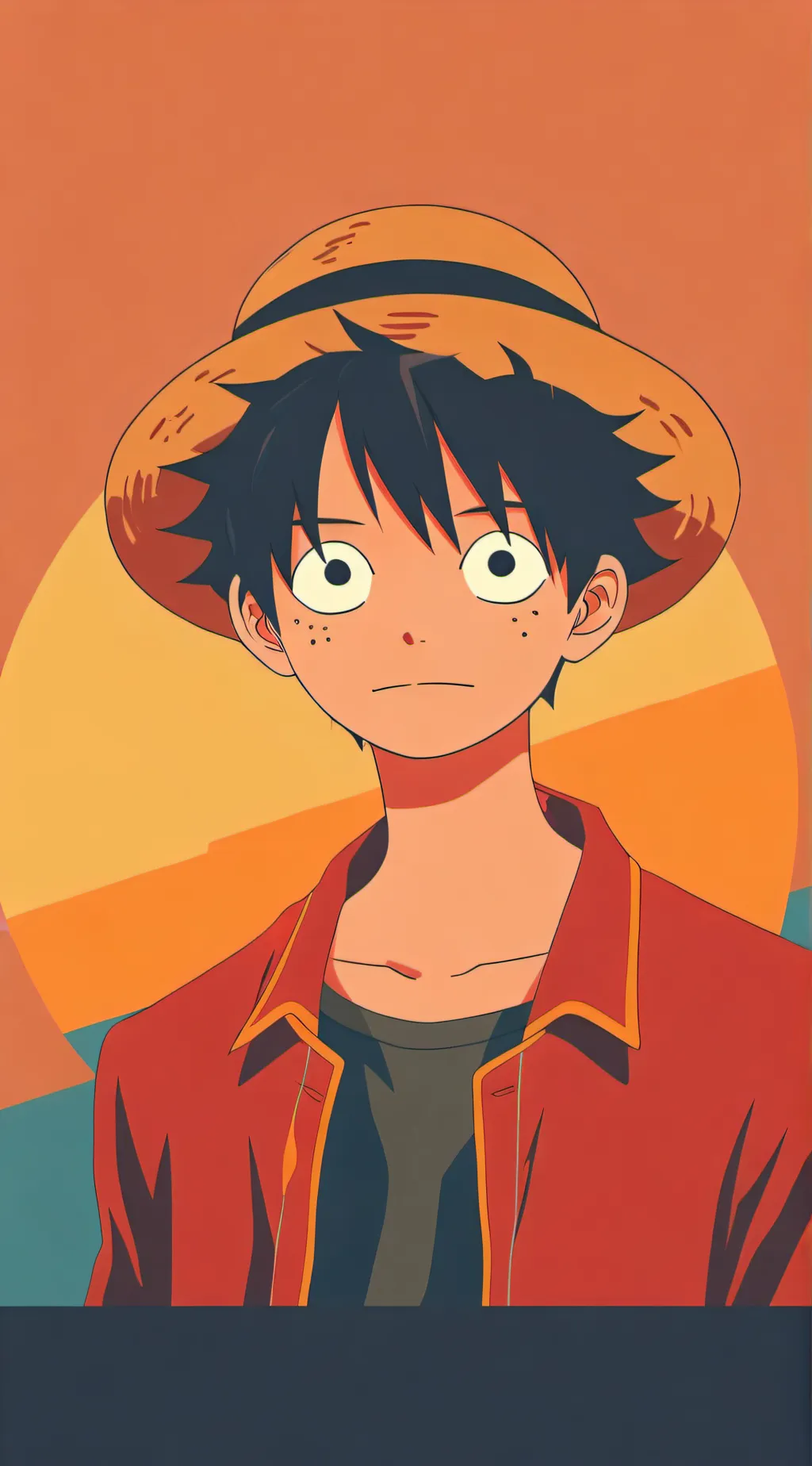 ai character: Luffy background
