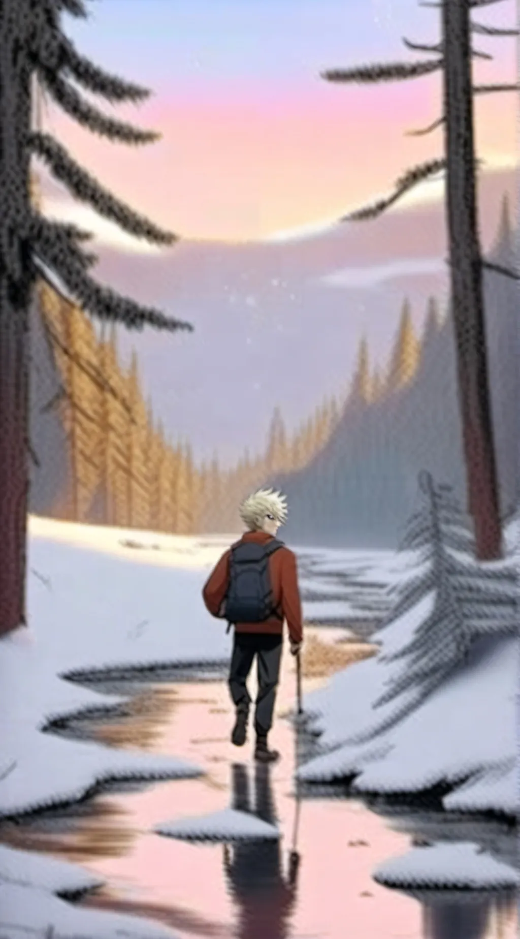 ai character: Katsuki Bakugo background
