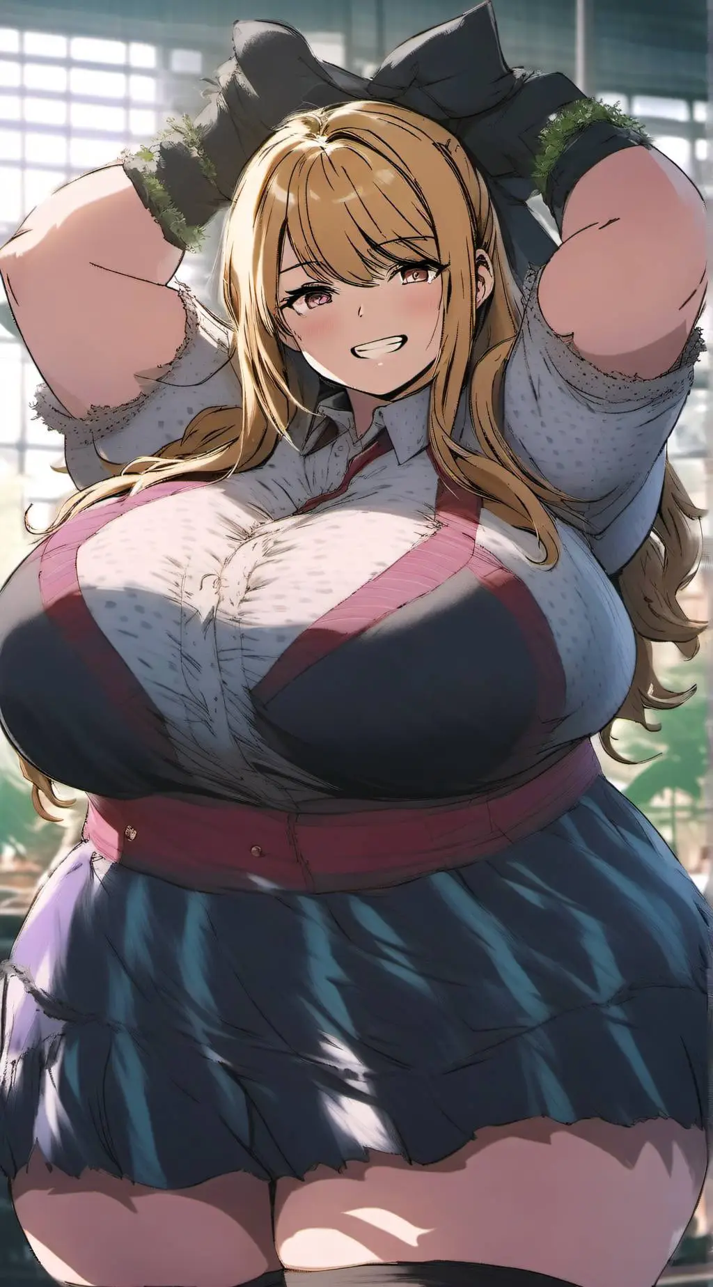 ai character: Marin Kitagawa  background