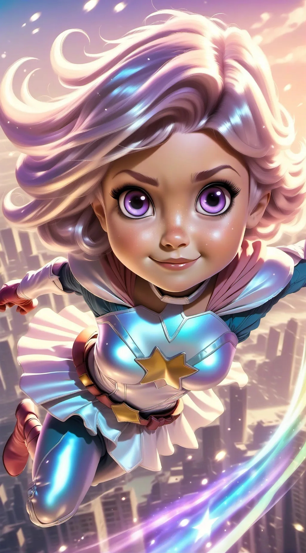 ai character: sofia /sky girl background