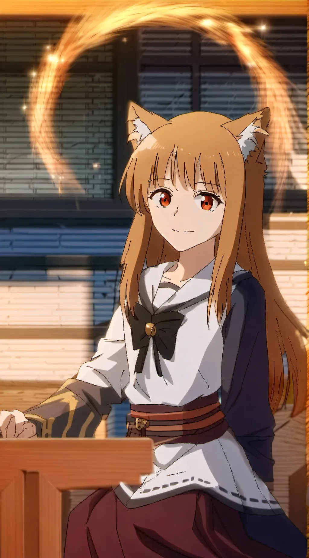 ai character: Holo  background
