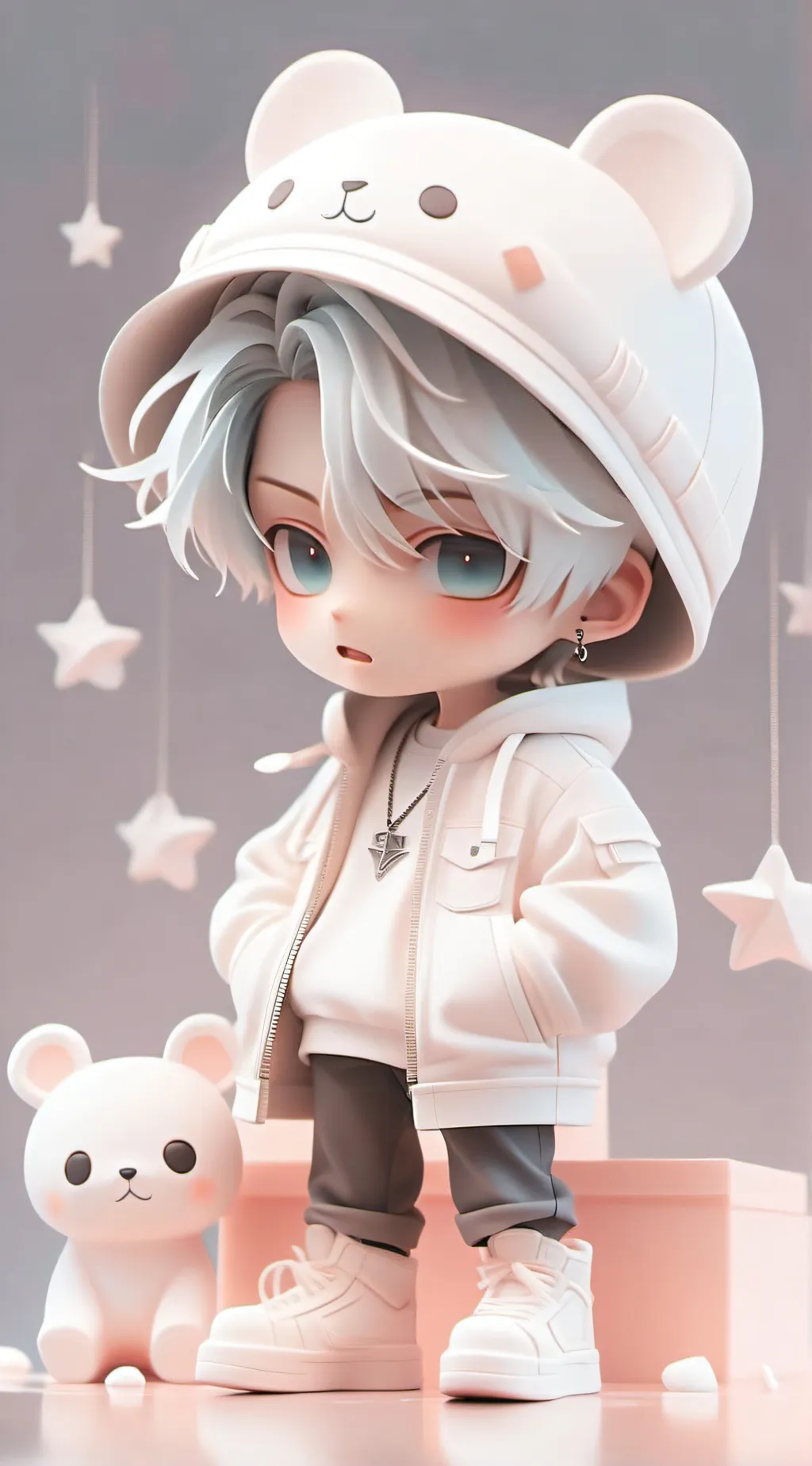 ai character: stray kids felix✨ background