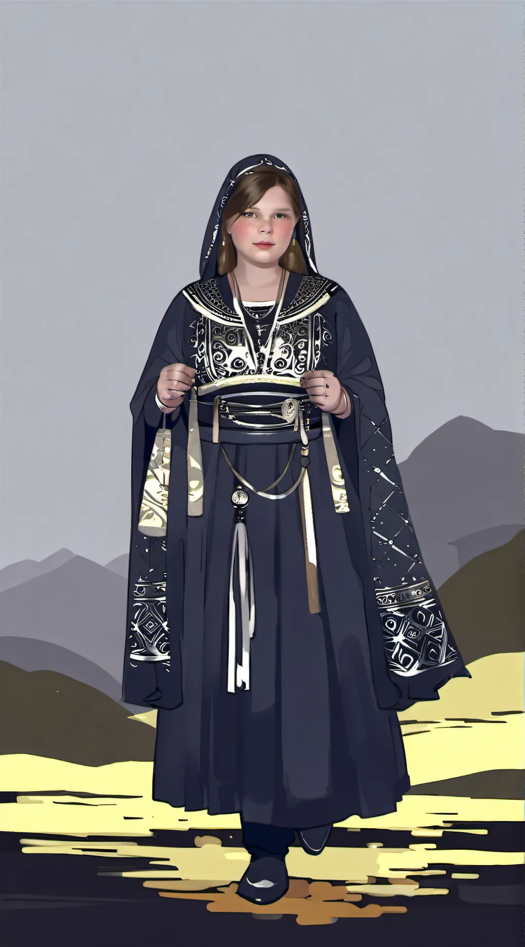 ai character: Rosa background