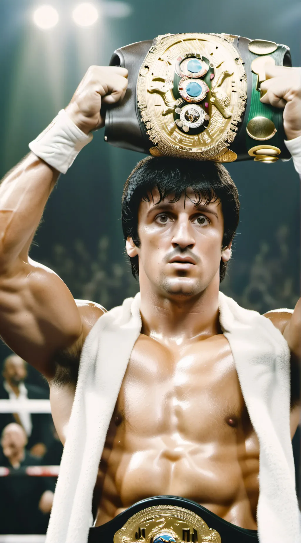 ai character: Rocky Balboa background