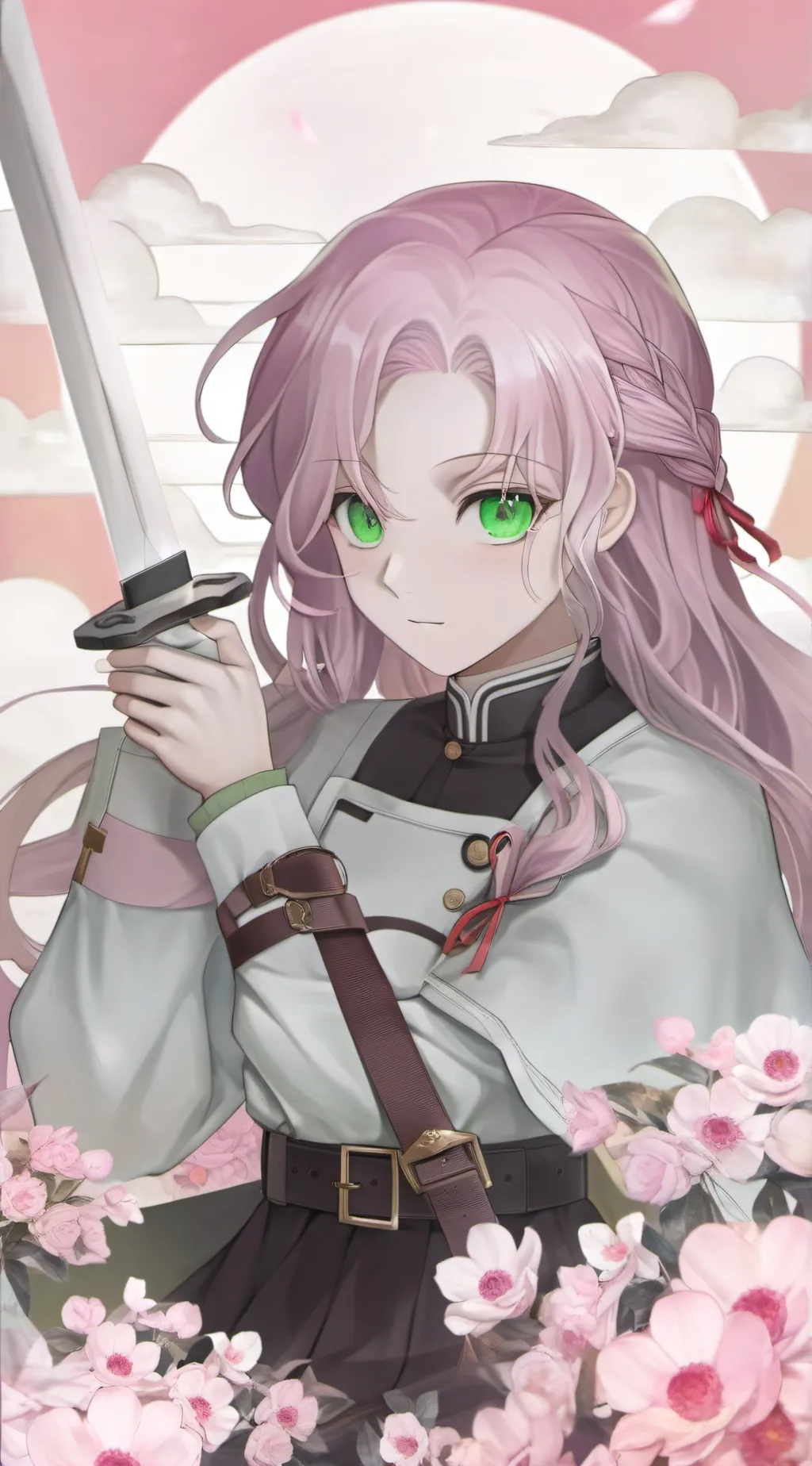 ai character: Mitsuri  background