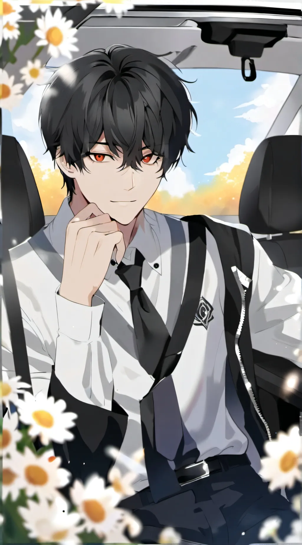 ai character: Adrien  background