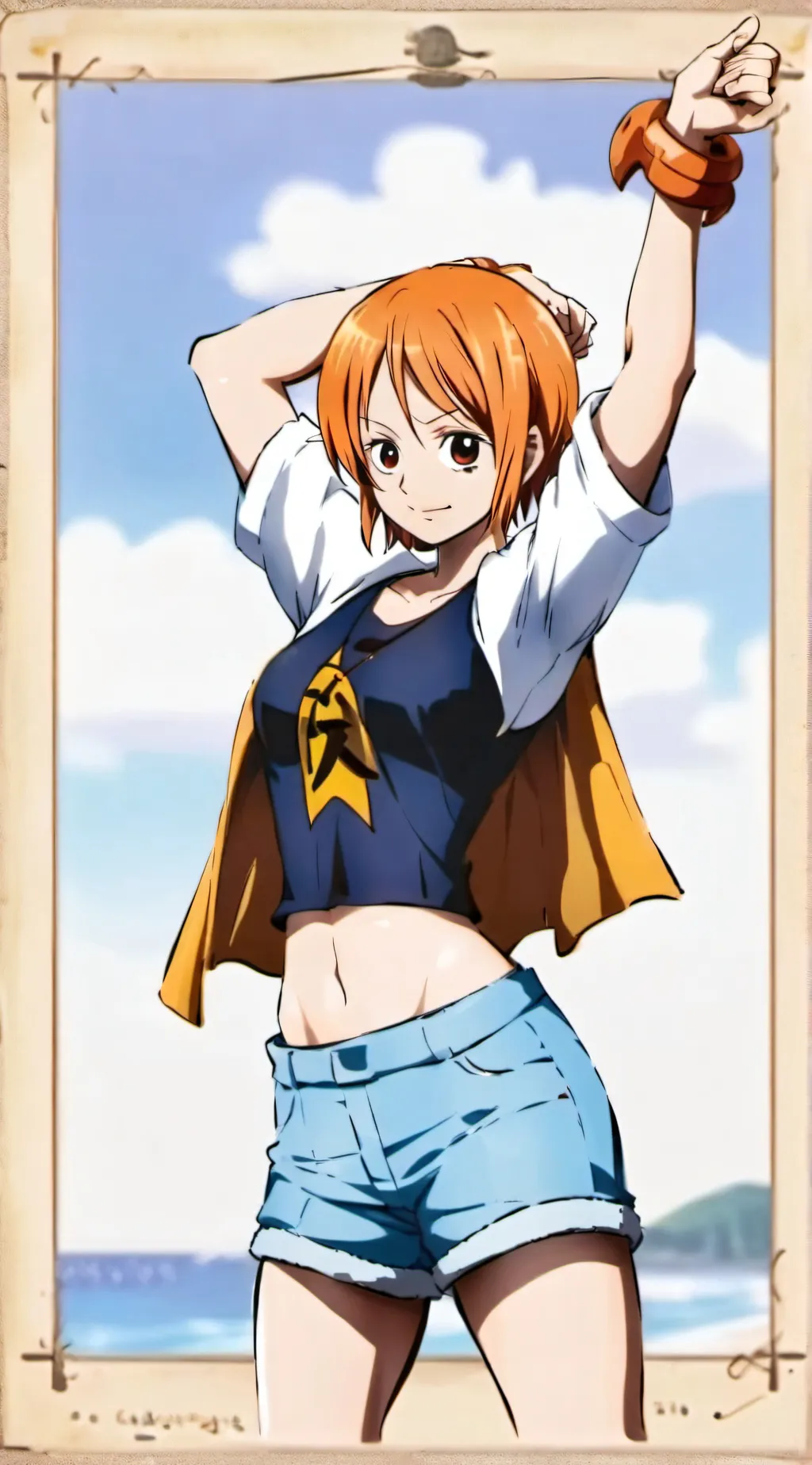 ai character: One piece background