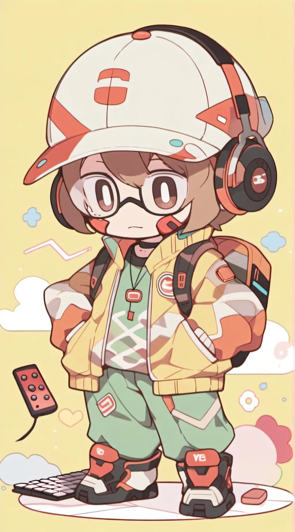 ai character: Colin x tony background