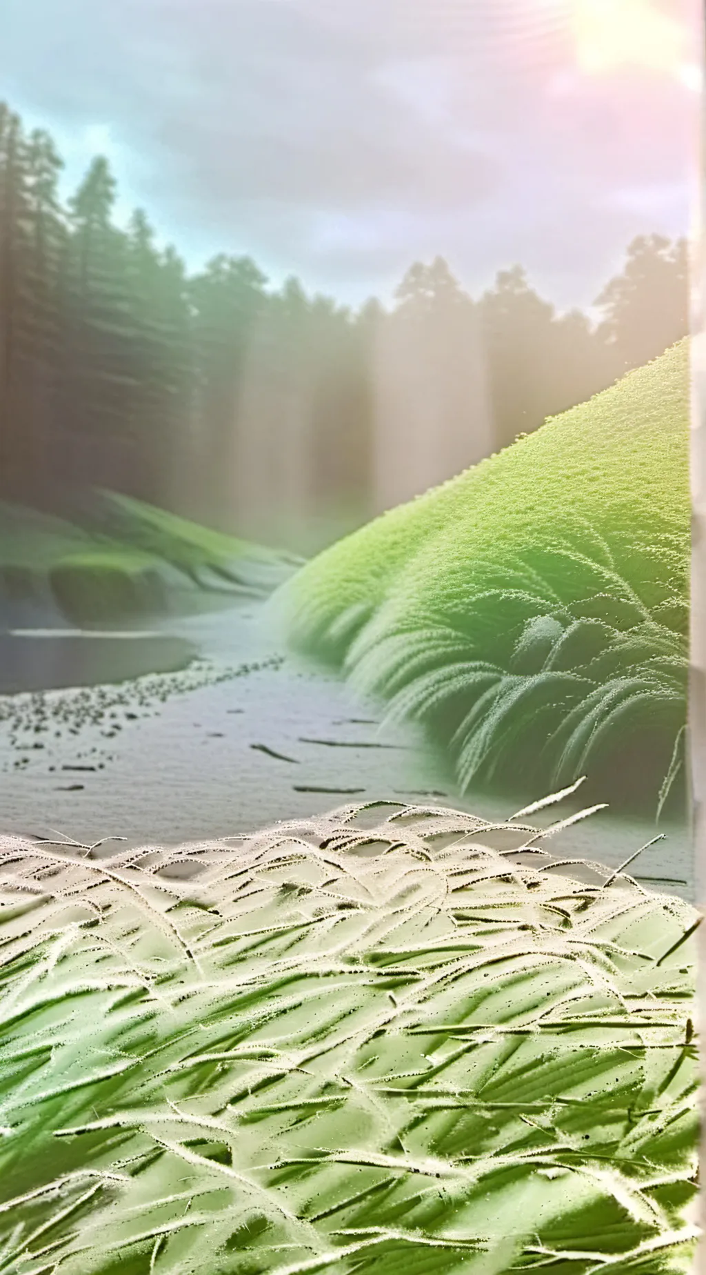 ai character: touch grass  background