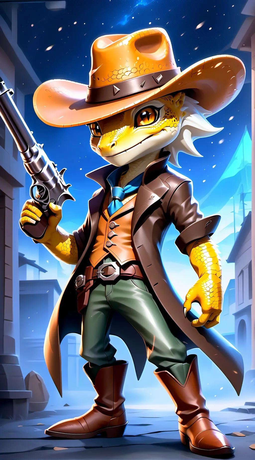 ai character: ChefMyster background