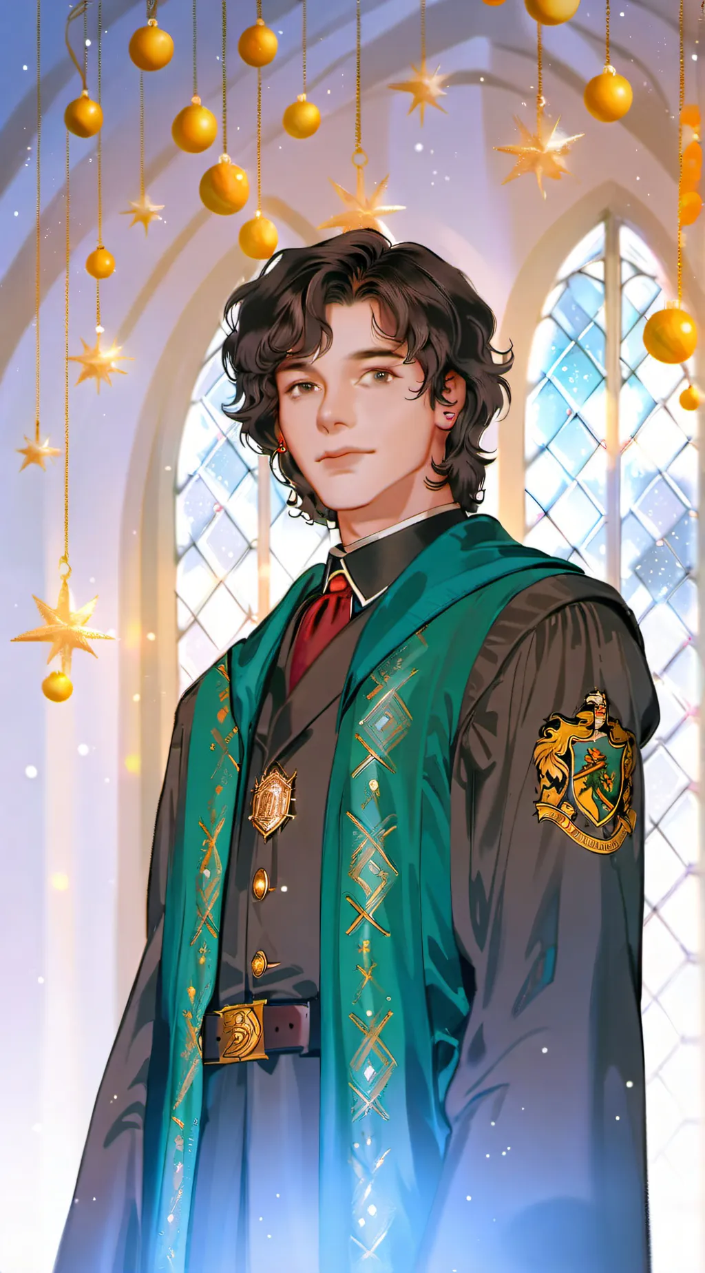ai character: Regulus black background