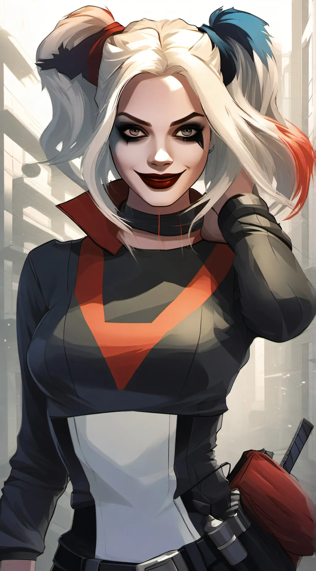 ai character: Harley Quinn background