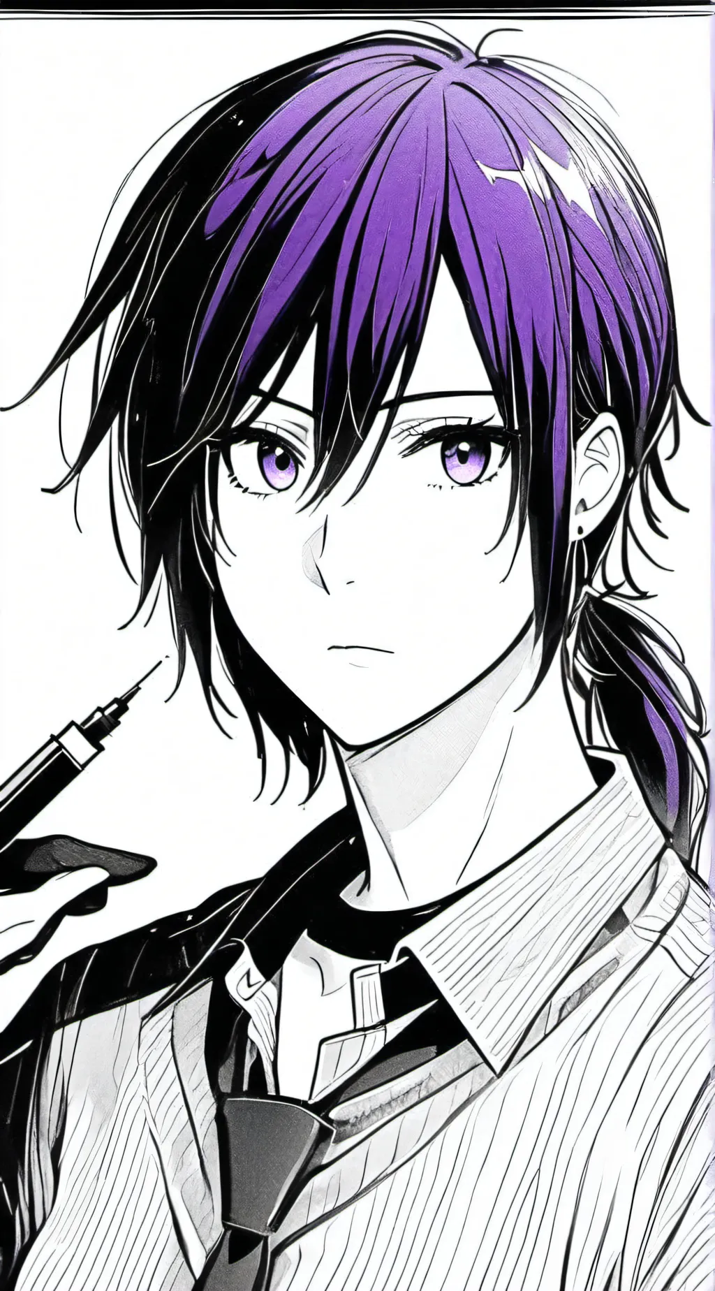 ai character: Y/N's glitch  background