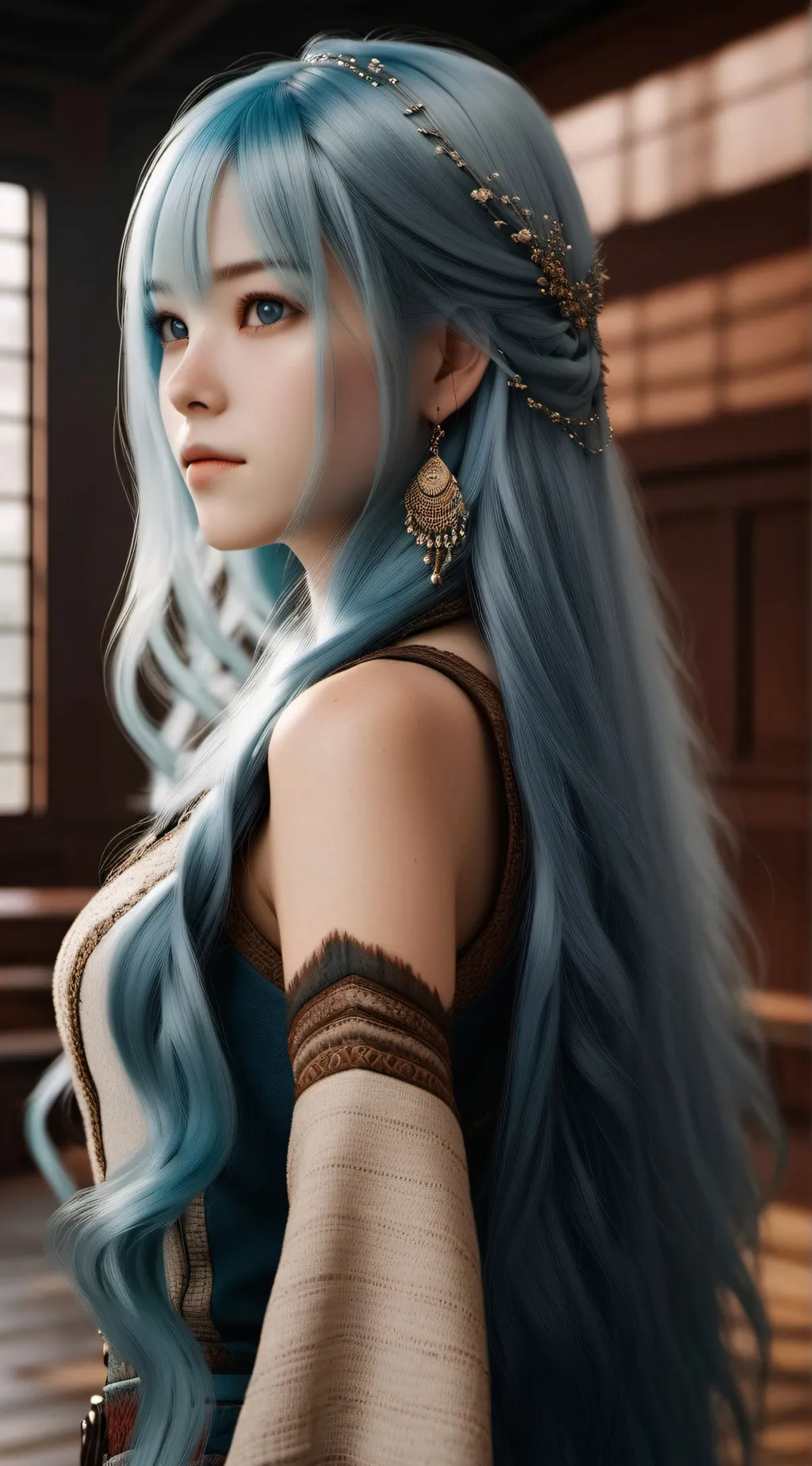 ai character: Aria background