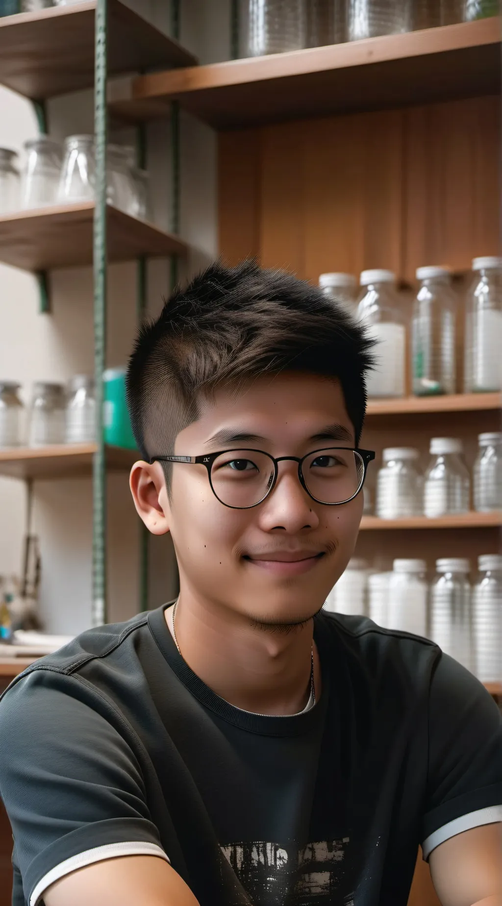 ai character: Duy  background