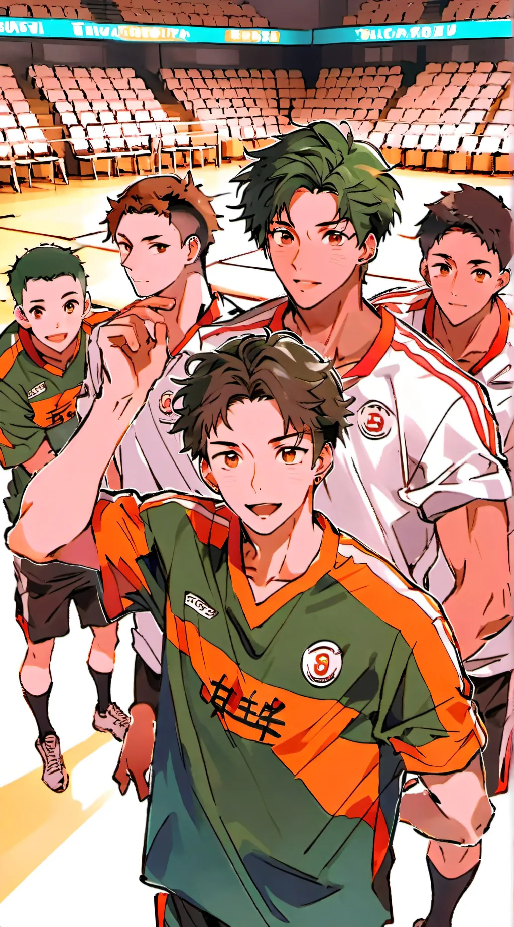 ai character: haikyu shiratoriza background
