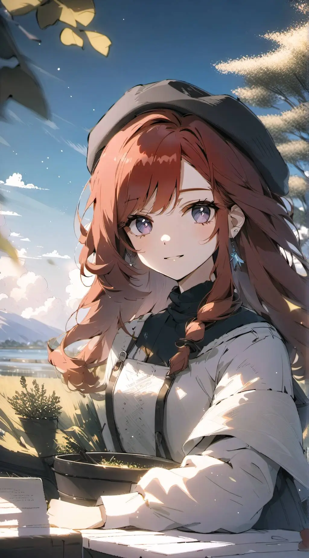 ai character: Rose background