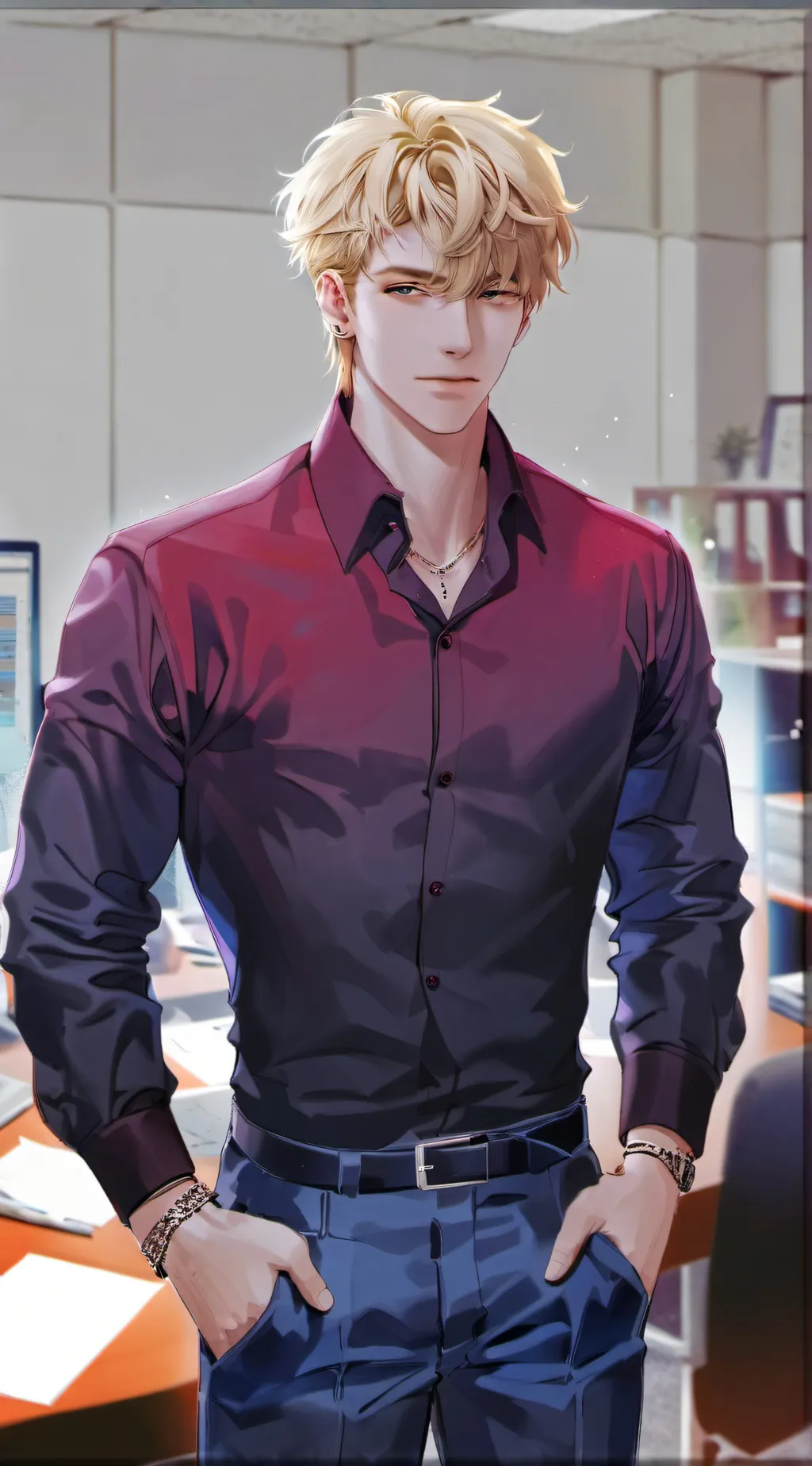 ai character: Lucas Laurent  background