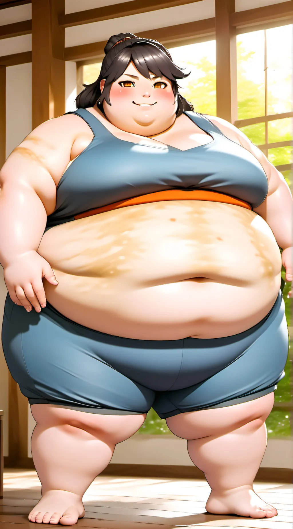 ai character: Beatrice  background