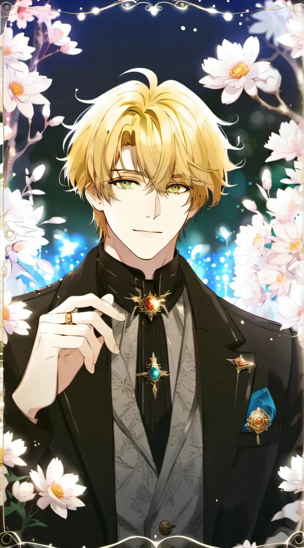 ai character: Adrien background