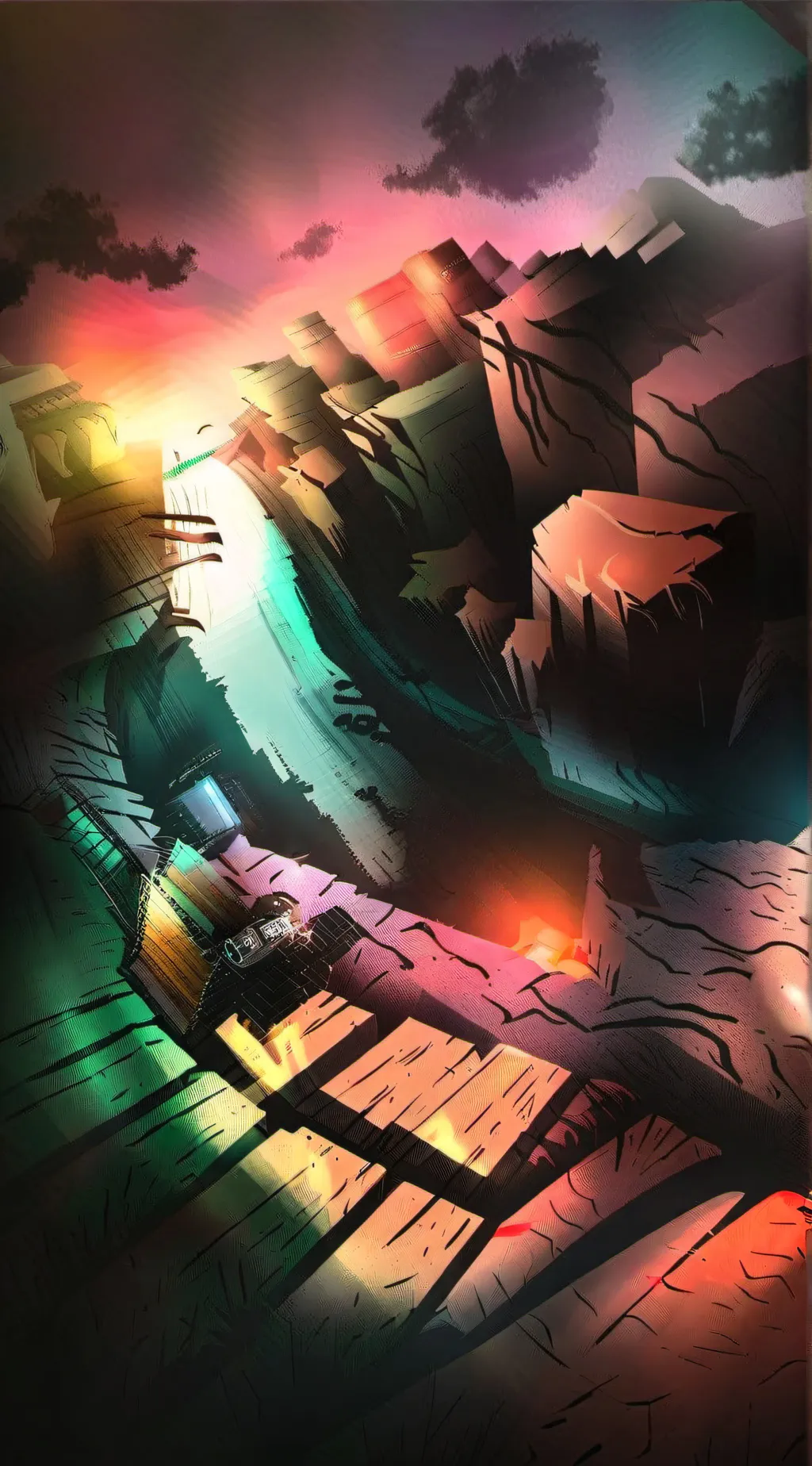 ai character: MHA FIGHT background