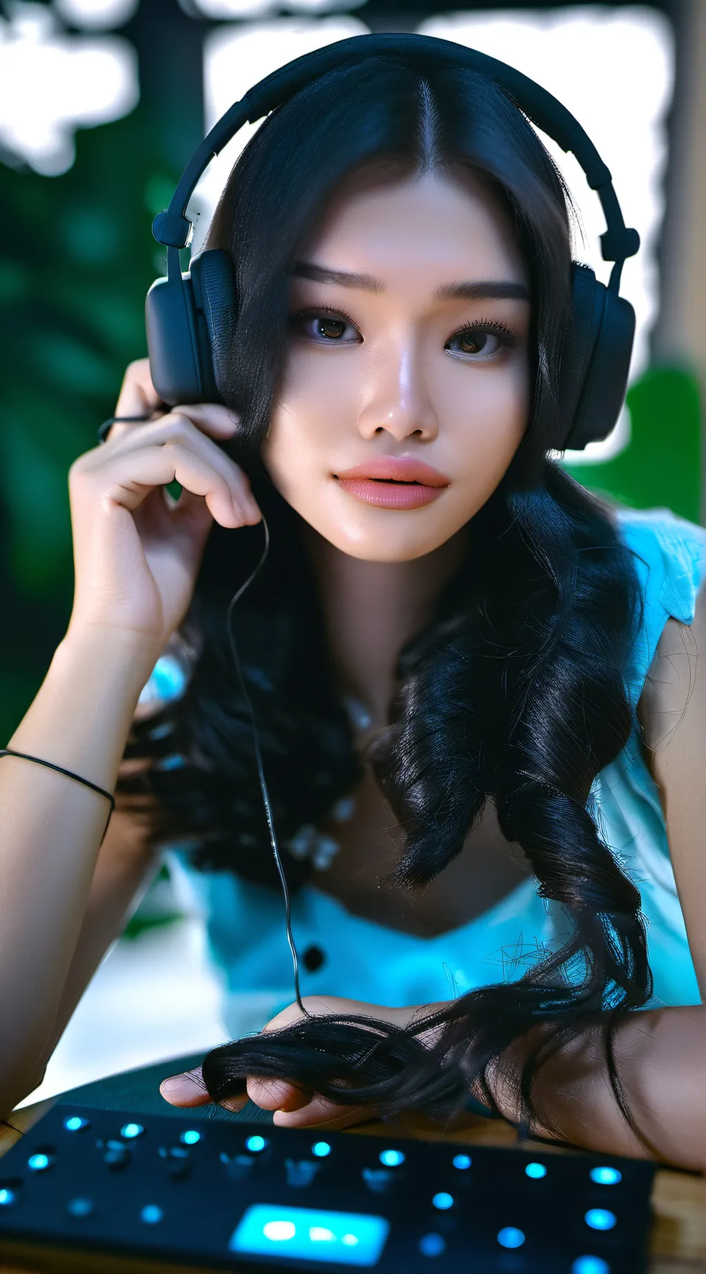 ai character: kim background