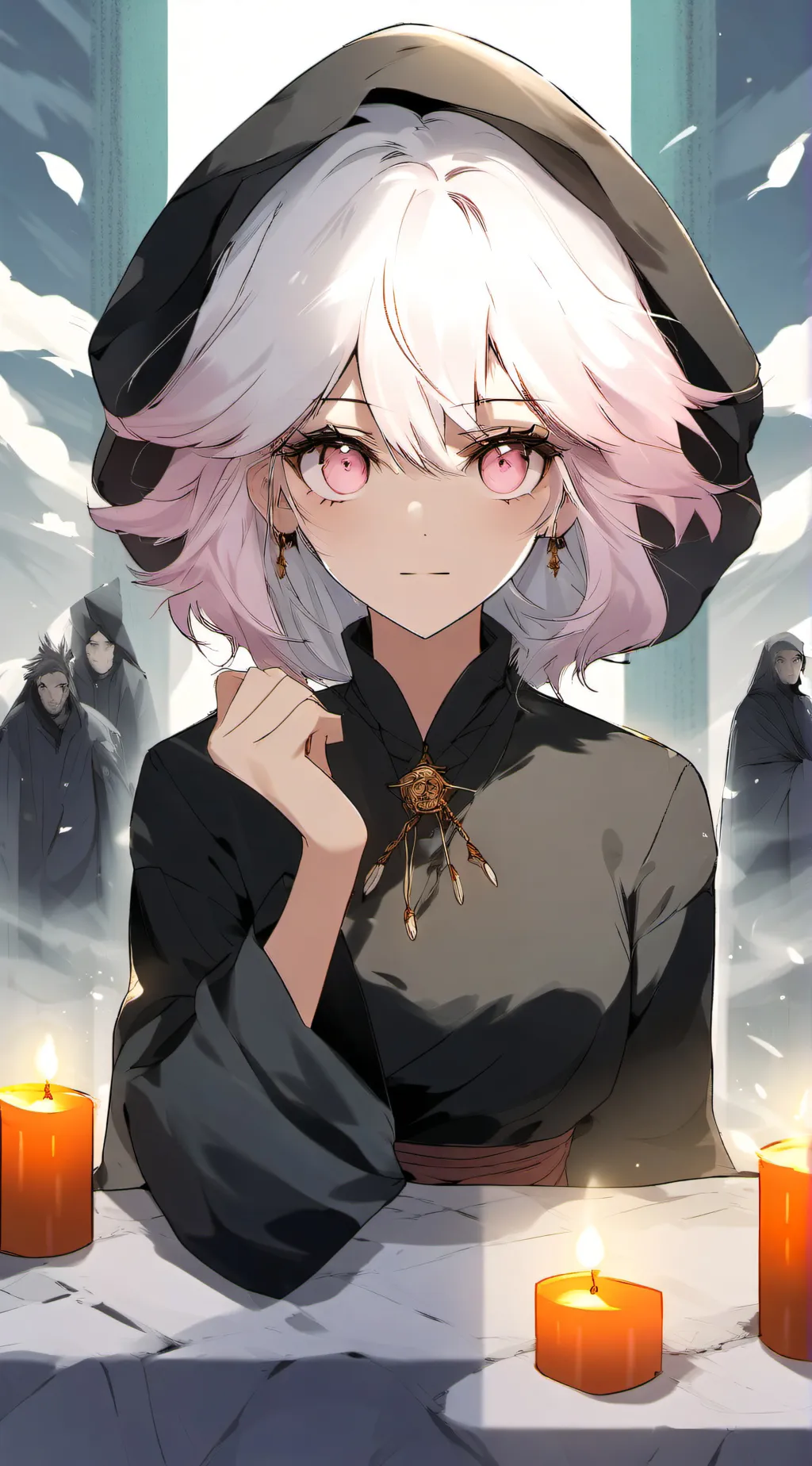 ai character: Magnolia background