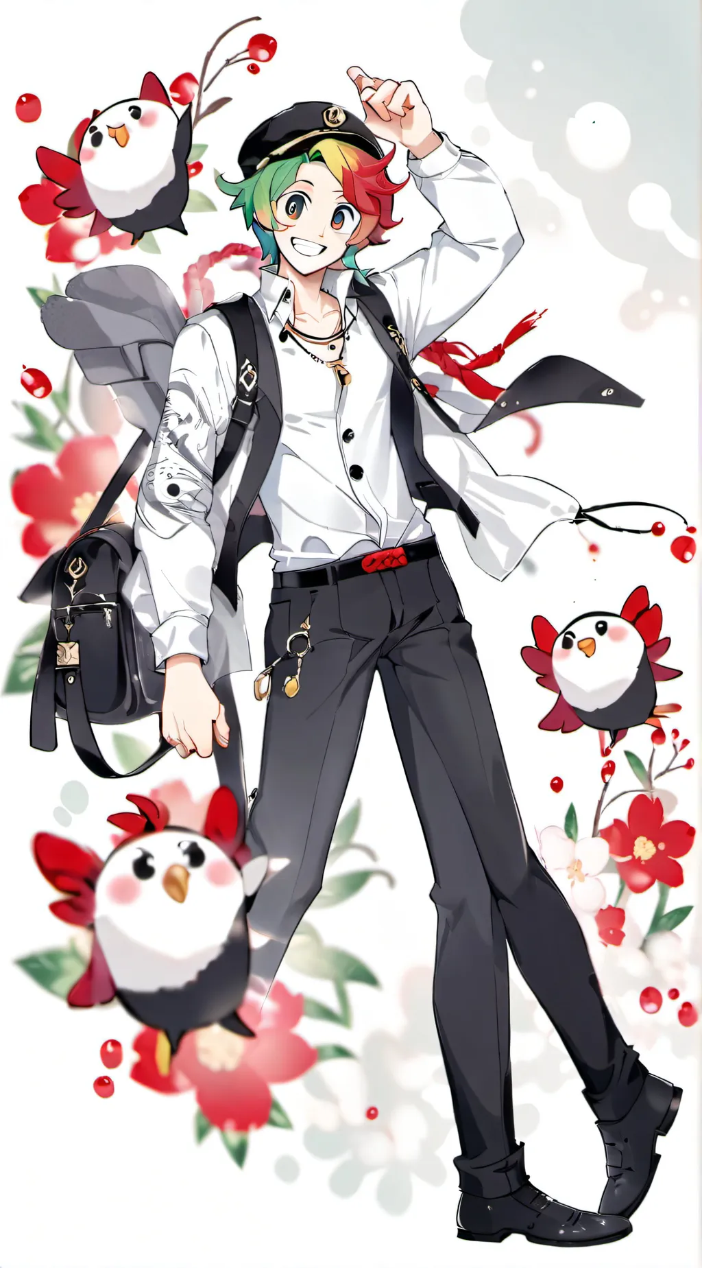 ai character: dandys world past! background